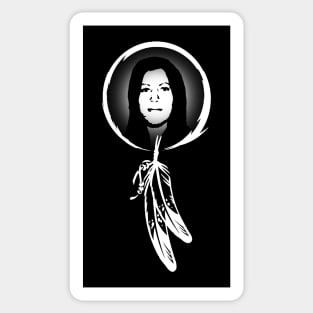 Naguset Eask (Anna Mae Aquash - Mi'kmaq Warrior Queen) Sticker